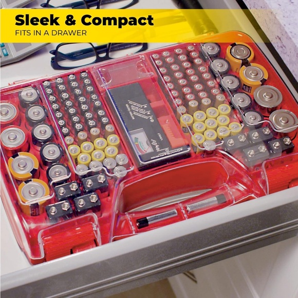 NWT Battery Daddy - Battery Organizer and Storage Unit - Picture 3 of 8